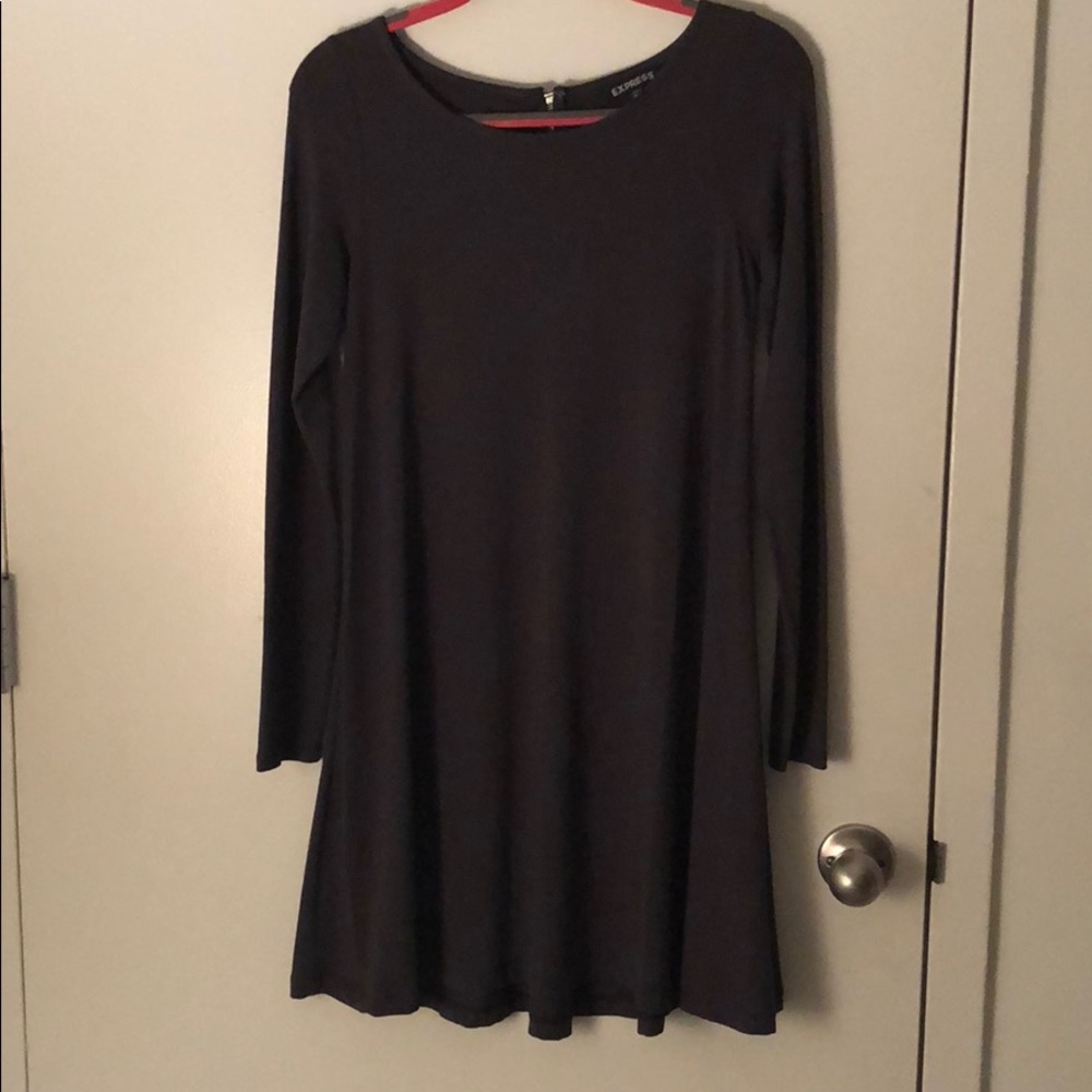 Express long sleeve T-shirt dress